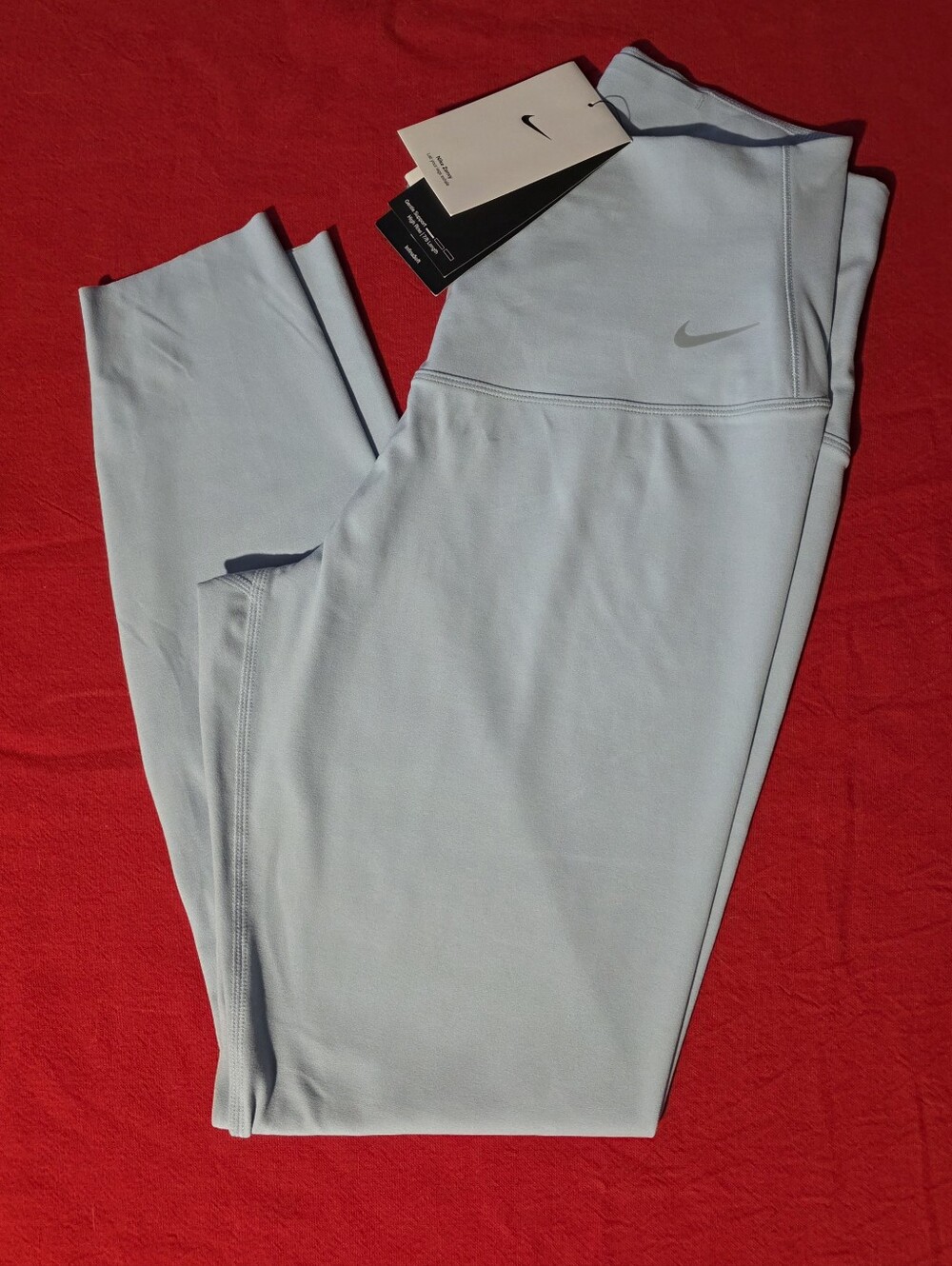 Nike Womens Light Blue Performance Leggings. Super Soft!